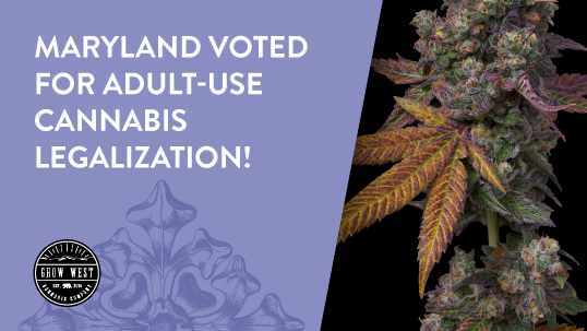Maryland voted for Adult-Use!